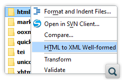 Batch Convert HTML to Well-formed XML