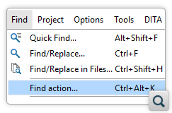 Quickly Find and Invoke Actions