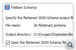 New Action to Flatten Schema in JSON Schema Editor