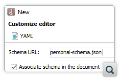 Configuration Wizard Page Added for Creating New YAML Documents